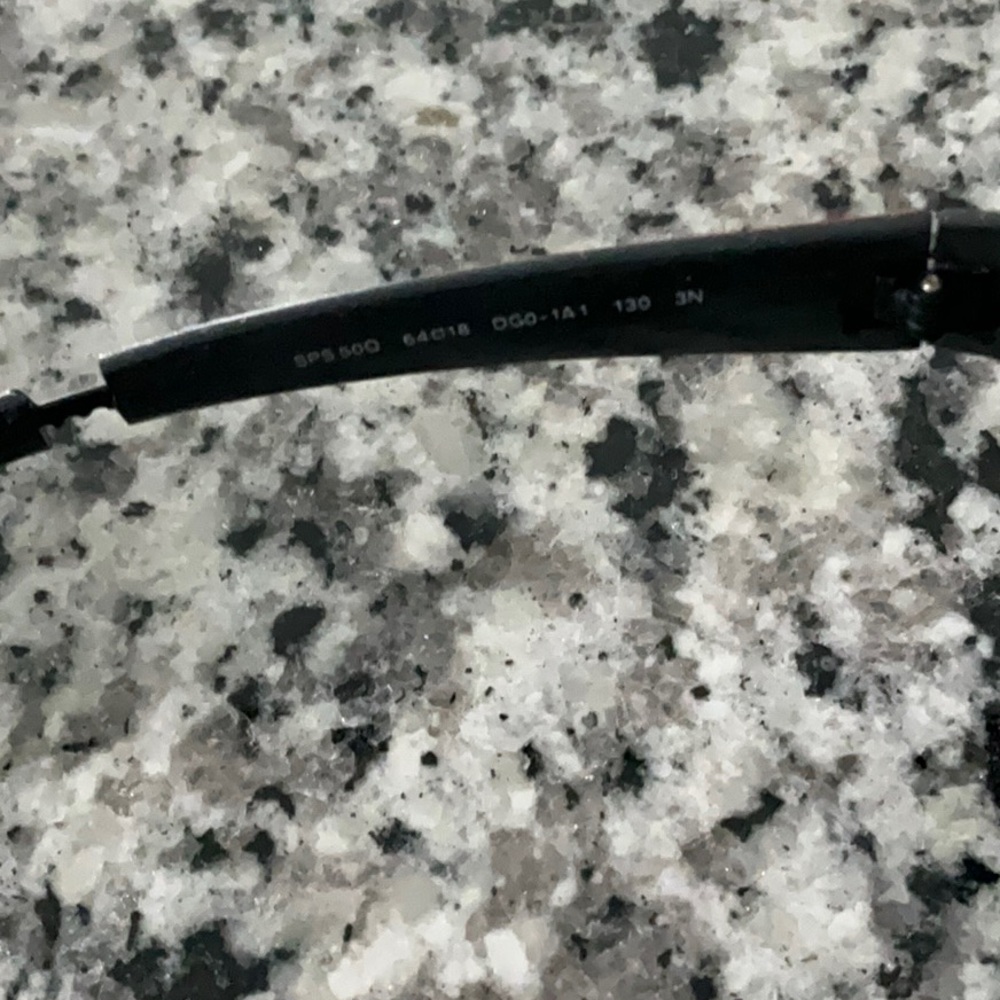 Prada Men’s Black Linea Rosa Sunglasses with Gray Case. 100% Authentic - Picture 12 of 12